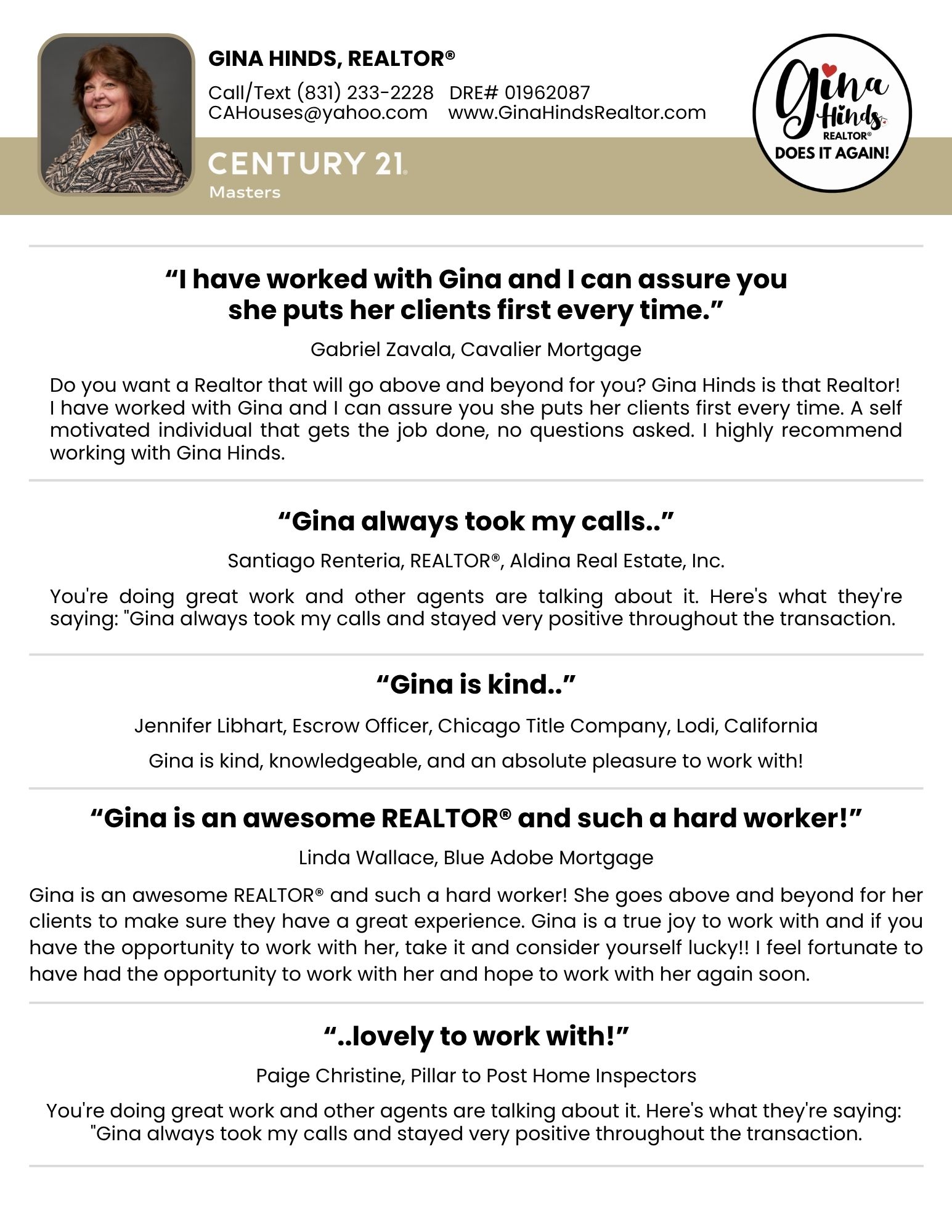 Gina Hinds, REALTOR®