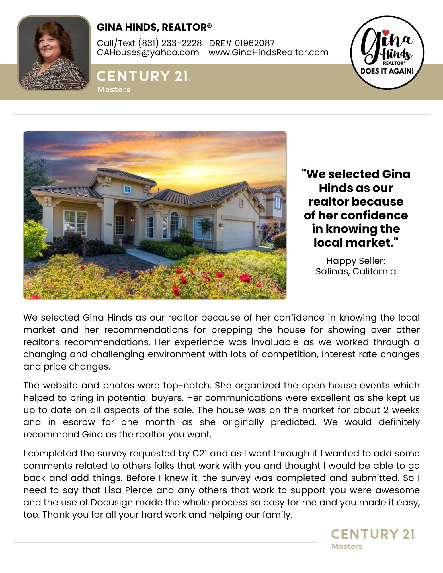 Gina Hinds, REALTOR®