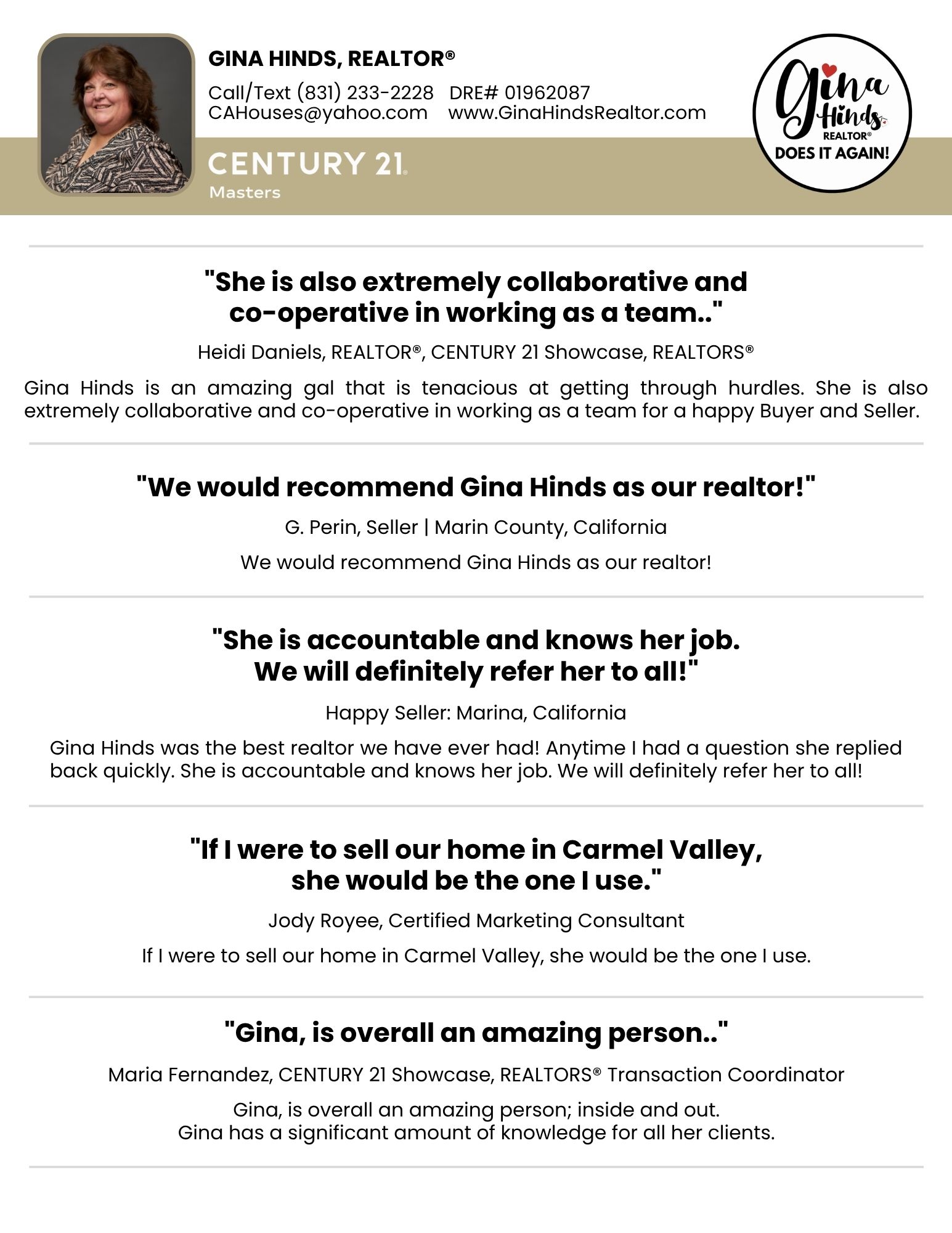Gina Hinds, REALTOR®
