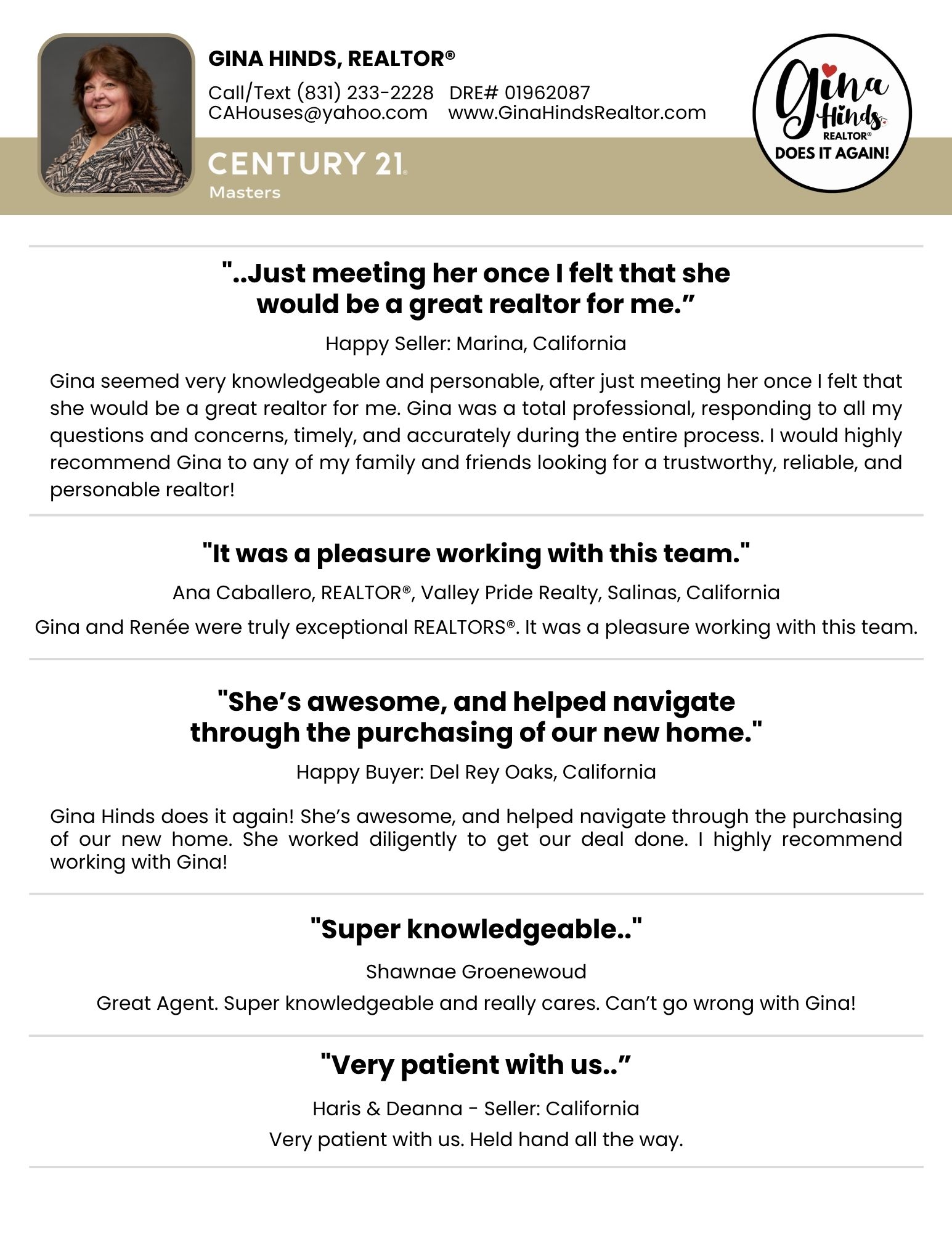 Gina Hinds, REALTOR®