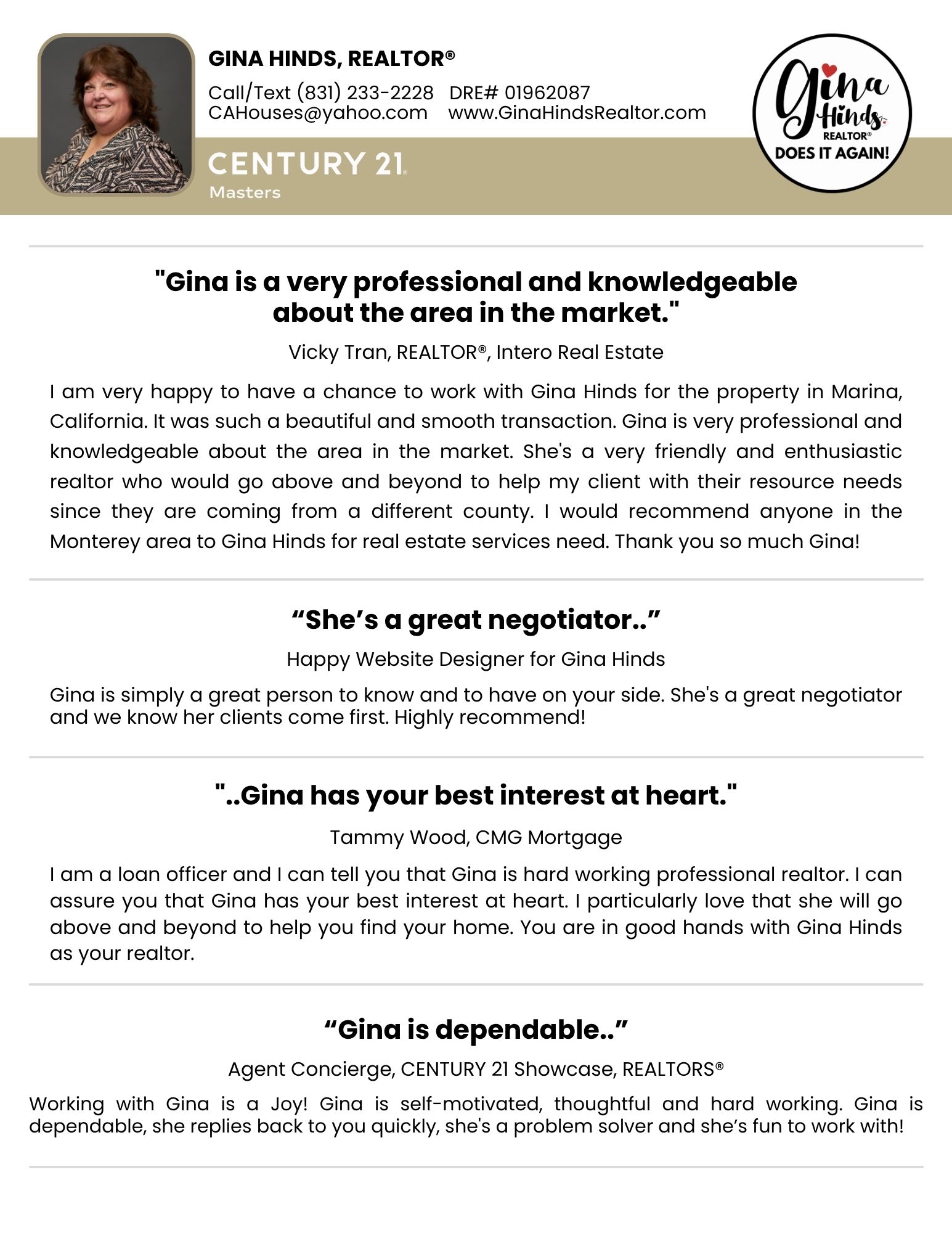 Gina Hinds, REALTOR®