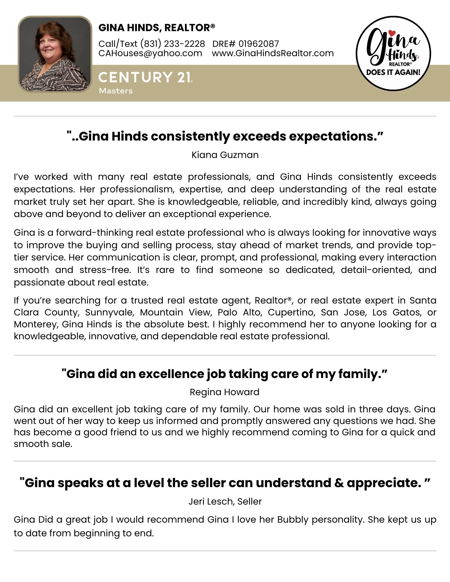 Gina Hinds, REALTOR®