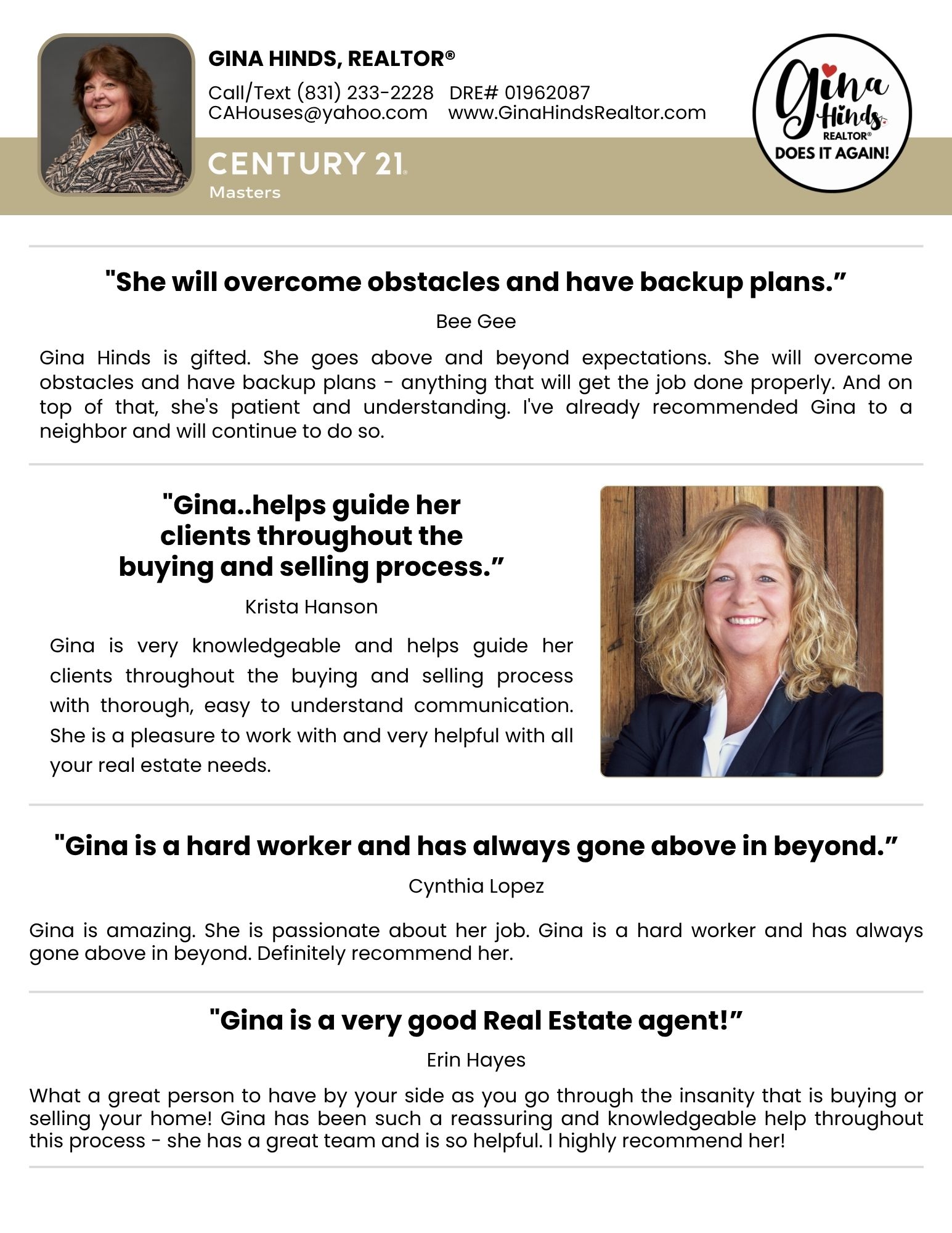 Gina Hinds, REALTOR®