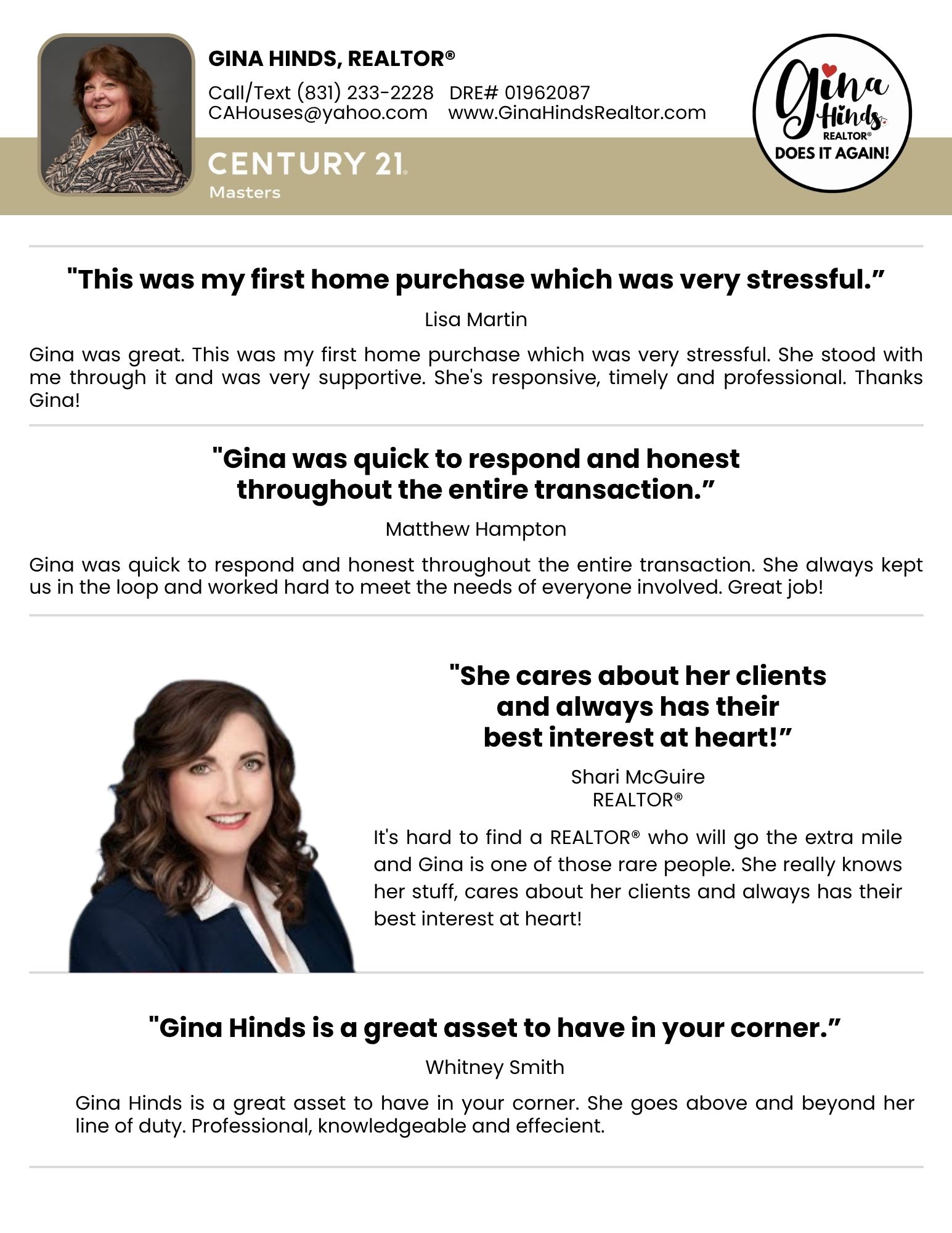 Gina Hinds, REALTOR®
