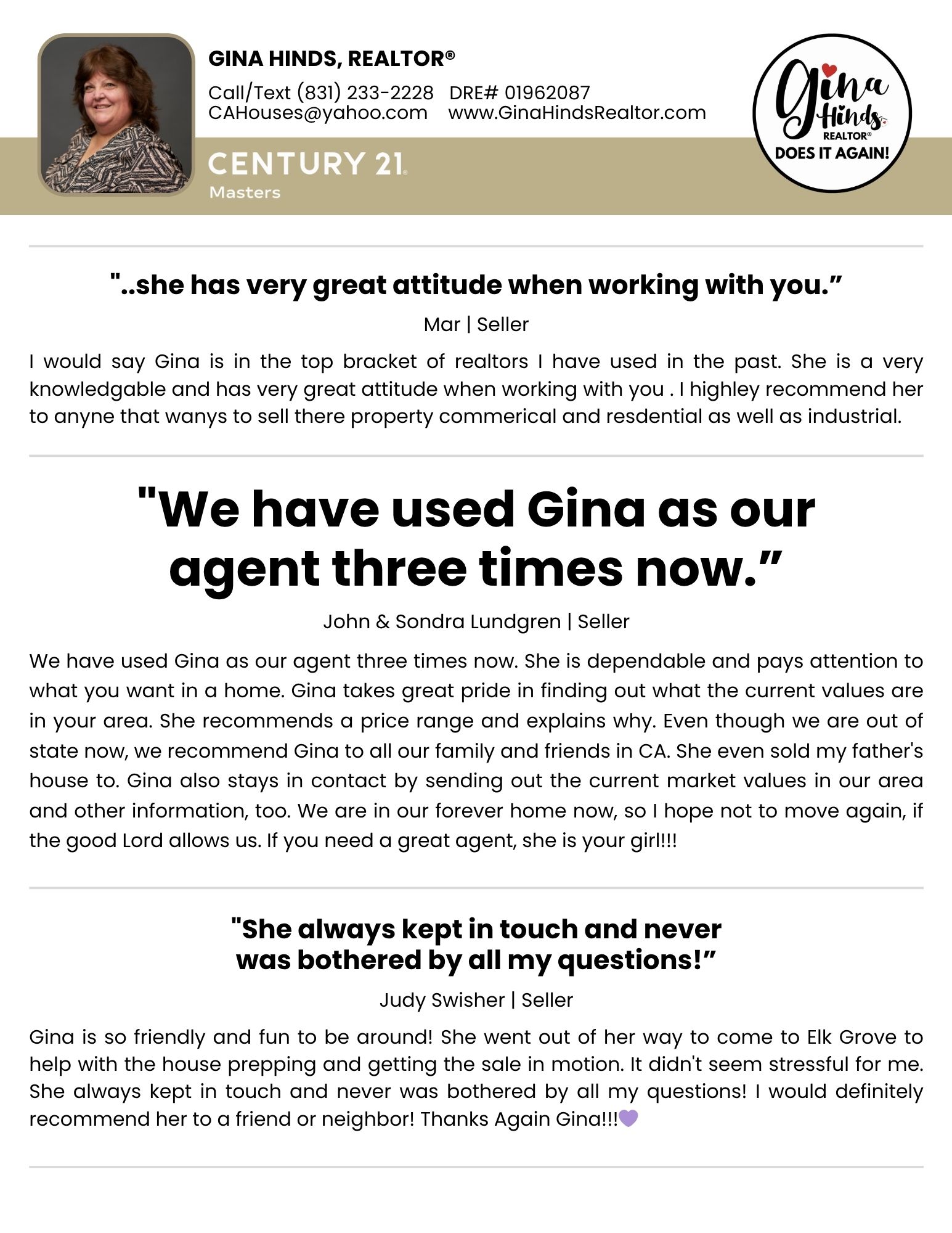 Gina Hinds, REALTOR®