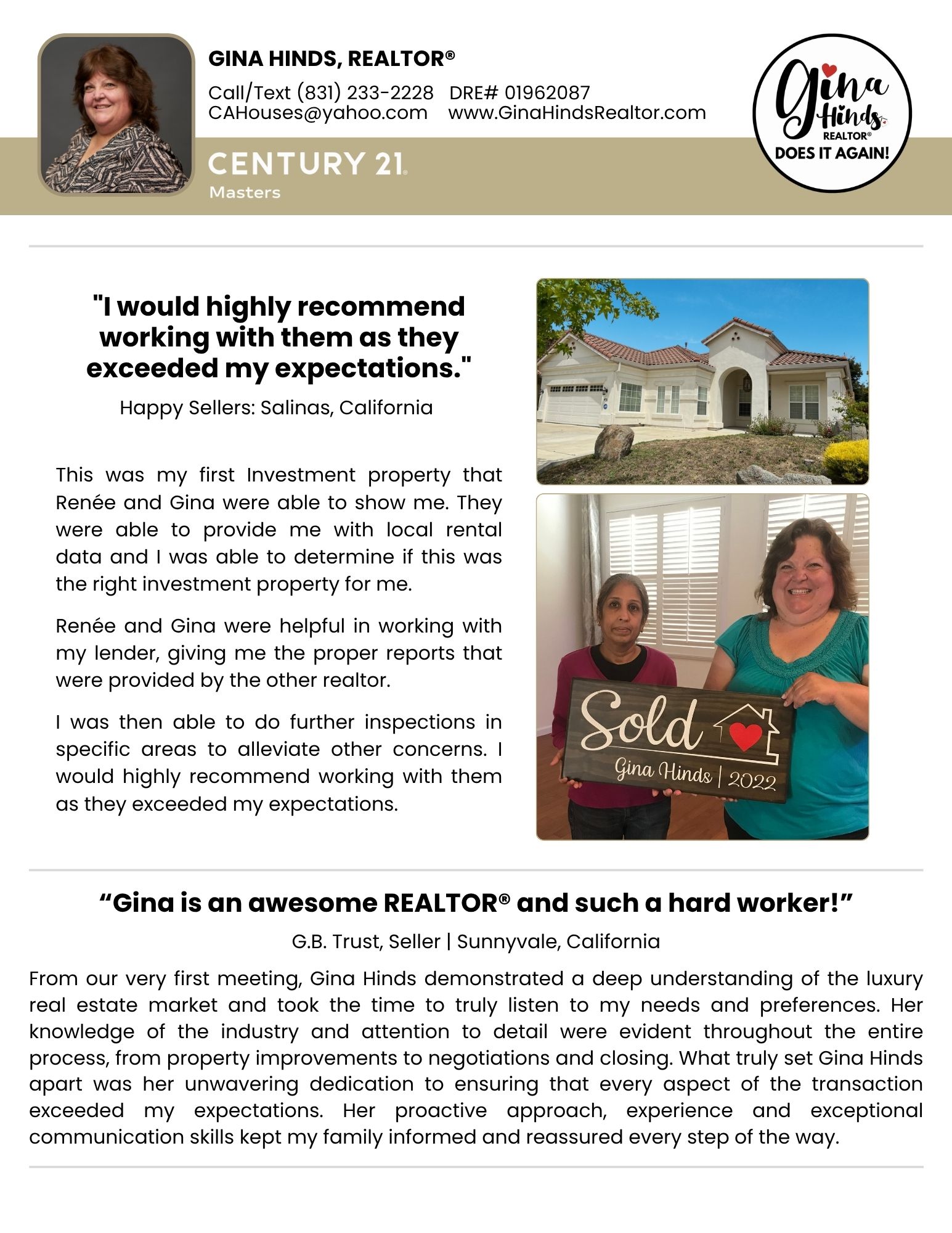 Gina Hinds, REALTOR®