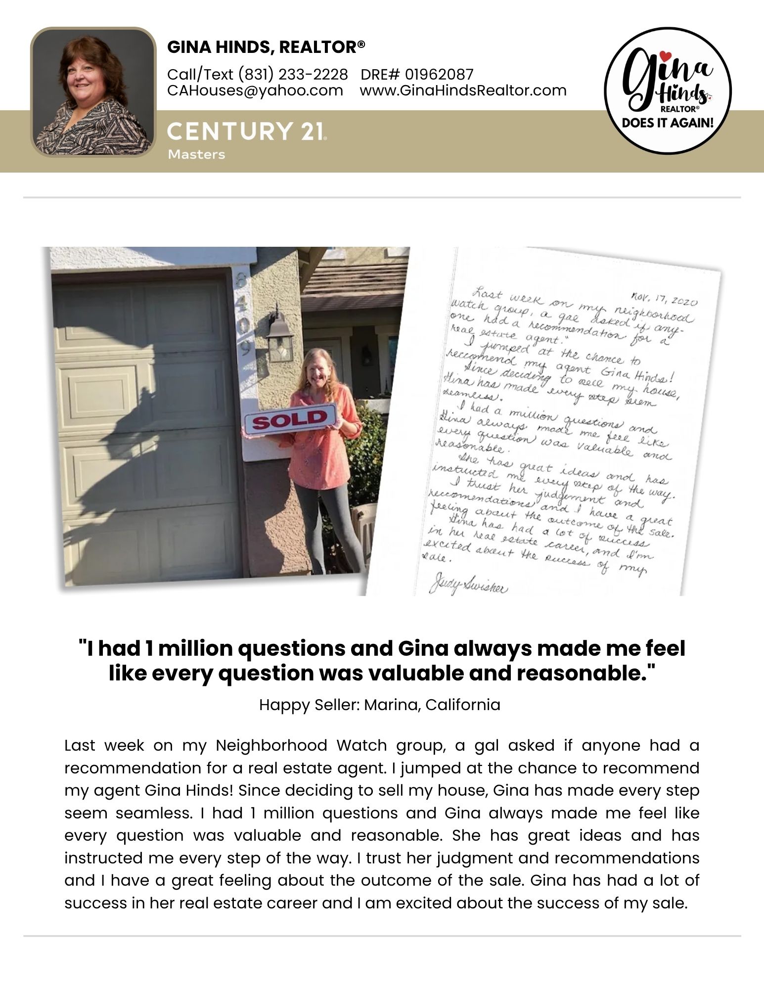 Gina Hinds, REALTOR®