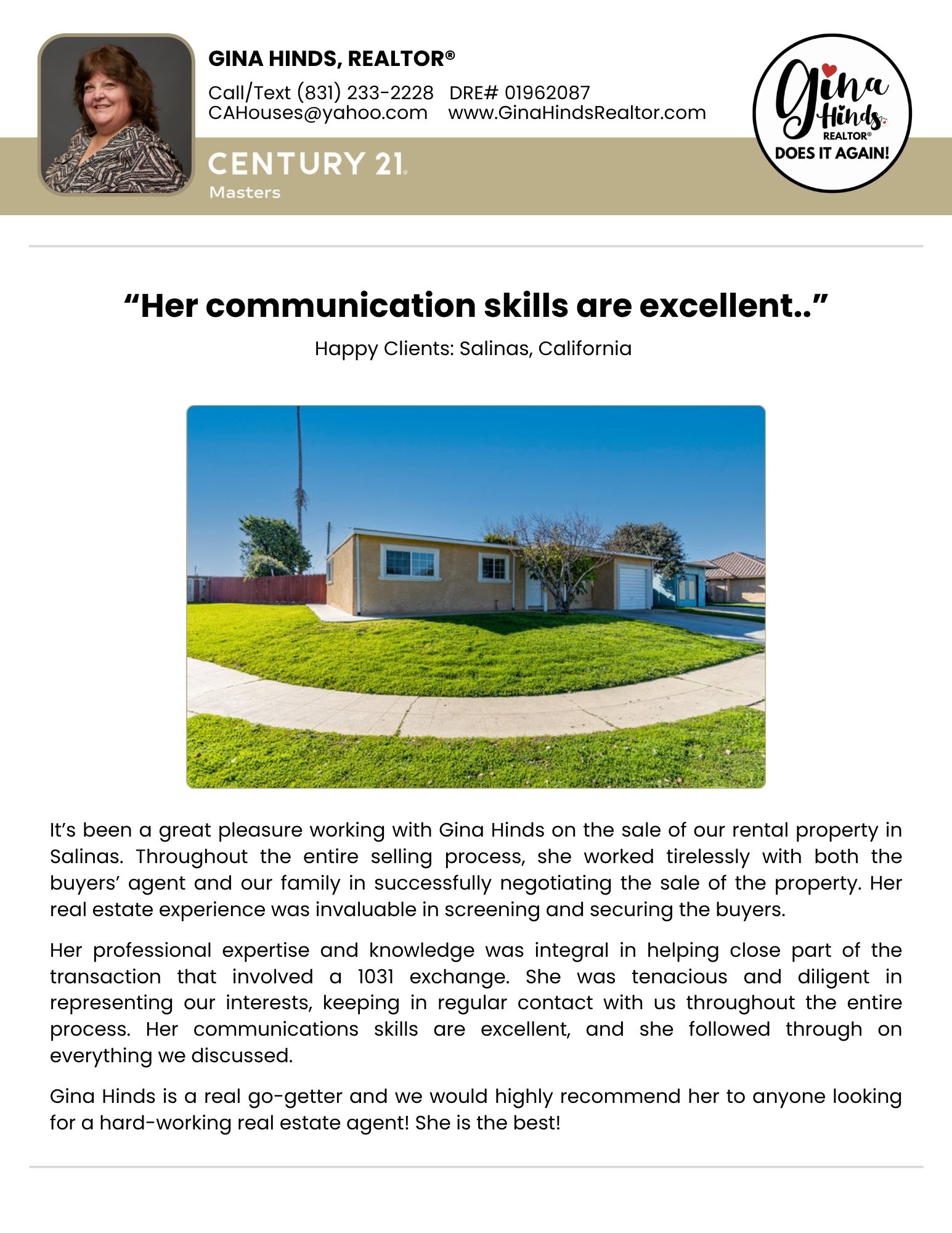 Gina Hinds, REALTOR®