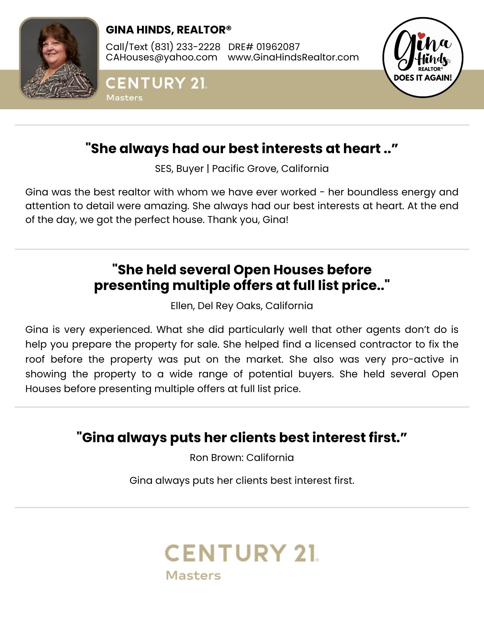 Gina Hinds, REALTOR®